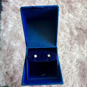 Blue Nile diamond stud earrings